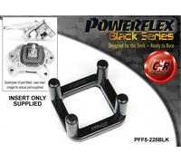 Powerflex Black UpGboxInsert Track Per Mini Countryman R60 4WD 10-16 PFF5-225BLK