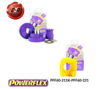 Powerflex Dogbone Contorto Motore Kit + Ant. Superiore Destro Inserti PFF60-211K