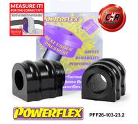 Powerflex Anteriore Rollio Bronzine Barra 23.2mm per Hyundai I40 (2011-2020)