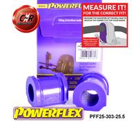 Powerflex Fr ARB Bushes 25.5Mm Per Civic Mk7 EP/EU + Type-R 01-05 PFF25-303-25.5