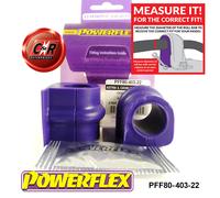 Powerflex Fr Barra Antirollio Supporti 22mm per Vauxhall Calibra (89-97)
