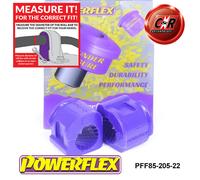 Powerflex Fr Barra Rollio Spazzole Eibach 22mm Per VW Corrado (1989-1995)