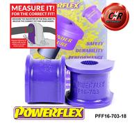 Powerflex Fr Bronzine Barra Antirollio 18mm Per Lancia Delta Gen 3 08-14