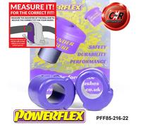 Powerflex Ant. eibach 22mm o, Interno Supporti Per VW Jetta MK1 1979-1984