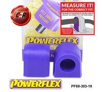 Powerflex Fr o, A Telaio Spazzole 19mm Per Legacy Bc- Bf Bj 89-93 PF69-303-19