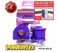 Powerflex Fr o , Al Telaio Spazzole 25mm per Evo X CZ4A 10/07-05/16