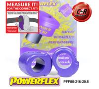 Powerflex Anteriore o ,IN Spazzole eibach 20.5mm per Caddy Mk1 (85-96)