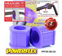 Powerflex Fr o, Interno Spazzole 24mm per Lancia Integrale 16v 1989-1994