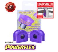 Powerflex Fr o, Mnt Spazzole 16mm Per Ford Fiesta Mk4 95-99, Mk5 99-02 PFF19-603