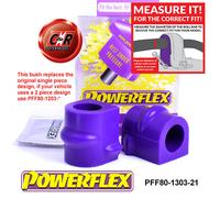 Powerflex Fr o, Spazzole 21mm 1 Pezzi per Opel Astra MK5 04-10 PFF80-1303-21