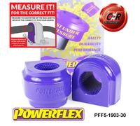 Powerflex Fr o, Spazzole 30mm per BMW 3 Serie 4dr / Est / Gt 11-18 PFF5-1903-30