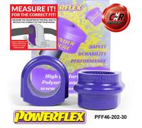 Powerflex Fr o, Spazzole 30mm Per Cabstar F24M & F24W (2006-2013) PFF46-202-30