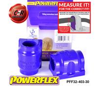 Powerflex Fr o, Spazzole 30mm per Land Rover Discovery 4,LR4 (09on)