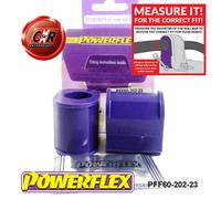 Powerflex Frarb Telaio Mnt Spazzole 23mm per Renault Twingo II 07-14