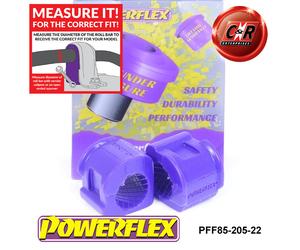 Powerflex Fr Rollio Bronzine Barra eibach 22mm Per VW Jetta MK2 1985-1992
