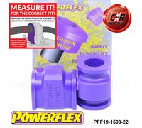 Powerflex Franti Barra Rollio A Telaio Spazzole 22mm Mazda 2 03-07 PFF19-1503-22