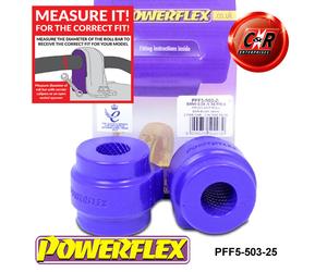 Powerflex FrARB Mnt Bushes 25Mm Per E39 5 Serie 540 Touring 96-04 PFF5-503-25