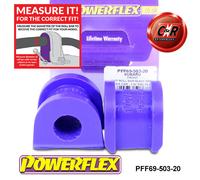 Powerflex Ant. Rollio Bronzine Barra 20mm Per Legacy Bm & Br 2009 - PFF69-503-20