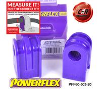 Powerflex Frarb Spazzole 20mm Renault Megane 2 + Rs 225 R26 02-08 PFF60-503-20