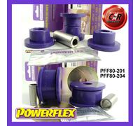 Powerflex Frarminr + 58mm Tiebar-Chass Spazzole Per Tigra 93-01 PFF80-201/204