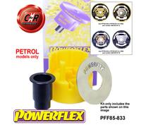 Powerflex Fr Basso Motore Mnt Hybrid Boccola Lrg per Seat Leon Mk4 4WD 20on