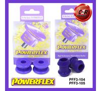 Powerflex Frouter o,Supporti 16mm per Audi Coupe (1981-1996) PFF3-104/PFF3-105