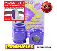 Powerflex Frroll Barra Al Telaio Spazzole 19mm Per Ford Ka + (2016-on)
