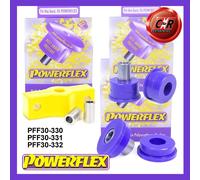 Powerflex Gearlinkrod RR + Fr & Supporto Frup Spazzole per Integrale 86-95