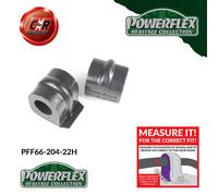 Powerflex Heritage Anteriore Barra Rollio Supporti 22mm per Saab 900 1994-1998