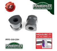 Powerflex Heritage Frarb Mnt Spazzole 25mm per BMW 5 Serie E28 82-88