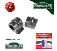 Powerflex Heritage Anteriore Barra Rollio Supporti 26mm per Saab 900 1994-1998