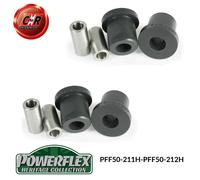 Powerflex Heritage Anteriore Forcella + Boccole Posteriori per Peugeot 309 + Gti