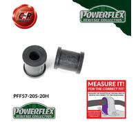 Powerflex Heritage Anteriore o , a Estremità Collegamento Spazzole 20mm per 944