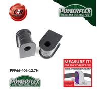 Powerflex Heritage Anteriore o,Spazzole 12.7mm per Saab 96 (60-79)