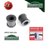 Powerflex Heritage Anteriore o,Spazzole 21mm Per 924+S Tutti, 944 82-85