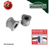 Powerflex Heritage Anteriore o,Spazzole 22mm per Ford Capri (69-86)
