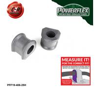 Powerflex Heritage Anteriore o,Supporti 25mm per Ford Capri (69-86)