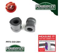 Powerflex Heritage Anteriore o,Supporti 28mm per BMW 5 Series E28 (82-88)