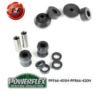 Powerflex Heritage Boccole Braccio Posteriore + Ammortizzatore Saab 900 83-93