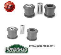 Powerflex Heritage Boccole Derivatori Toe Post. Per Mazda RX-7 Gen 3-FD3S 92-02