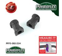 Powerflex Heritage Anteriore o,Spazzole 21mm Per BMW E30 3 Serie 82-91