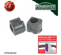 Powerflex Heritage Frarb Spazzole eibach 22mm per Golf MK3 2WD 92-98