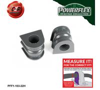 Powerflex Heritage Frarb-Chassis Spazzole 22mm per Alfa Alfasud 1981