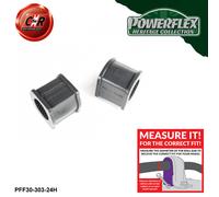 Powerflex Heritage Fr o, IN Spazzole 24mm per Delta 1600 Gt 86-92 PFF30-303-24H