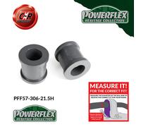 Powerflex Heritage Frarb Spazzole 21.5mm per Porsche 924 944 82-85