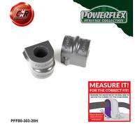 Powerflex Heritage Ant. o , Spazzole 20mm per Opel Manta B 82-88 PFF80-303-20H