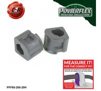 Powerflex Heritage Anteriore o,Spazzole 20mm Per Seat Toledo 1992-1999