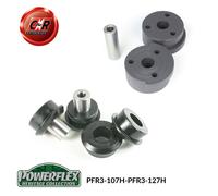 Powerflex Heritage Posteriore Differenziale Boccola + Xmember per Audi 80 90