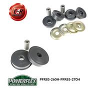 Powerflex Heritage Posteriore Fascio + Differenziale Mnt Spazzole per VW Golf