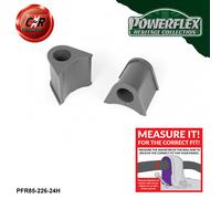 Powerflex Heritage Posteriore o , Fuori Spazzole 24mm per VW Jetta Mk1 79-84